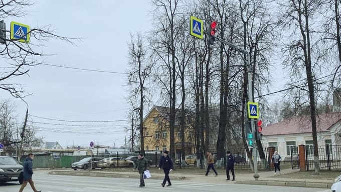 В Наро-Фоминске появилась «зебра» с лазерной подсветкой