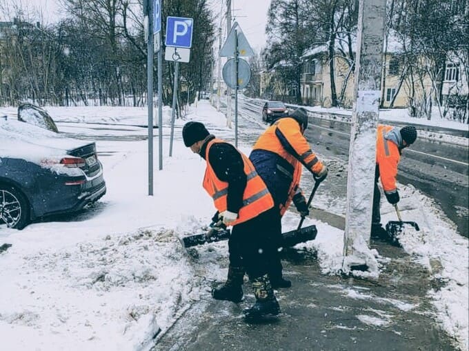 Снежный апрель в Наро-Фоминске: циклон «Зион» вернул зиму