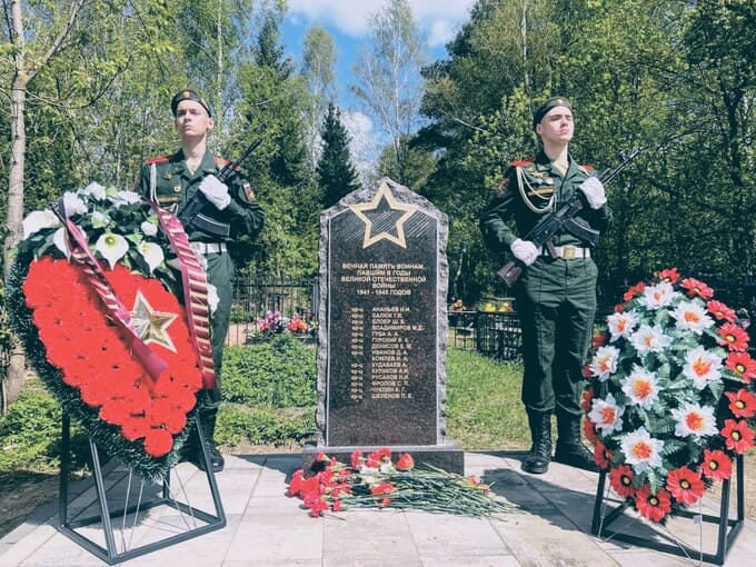 В Калининце открыли памятники воинам ВОВ к 80-летию Победы