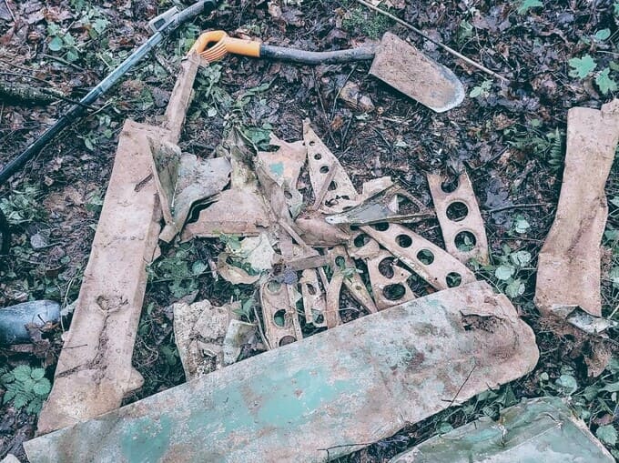 Находка в лесу Наро-Фоминска: поисковики обнаружили фрагменты самолета времён ВОВ