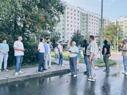 Модернизация освещения: Наро-Фоминск преображает самый большой двор города