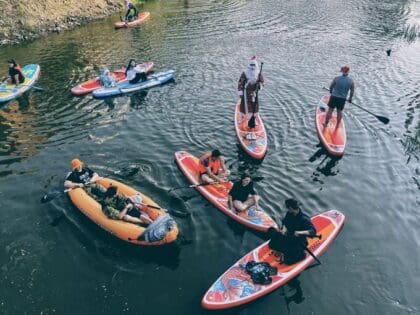 Сказочный заплыв на сапах: как Наро-Фоминск устроил летнее чудо на Наре