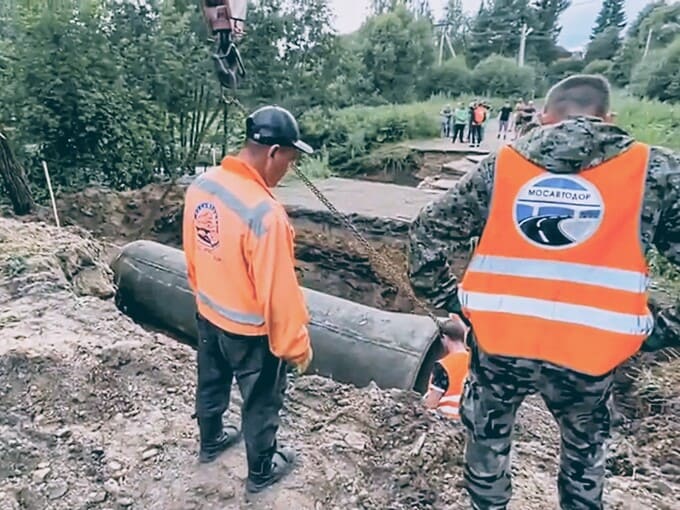 Алексино и Лукьяново: как восстанавливают мосты после ливня в Наро-Фоминске