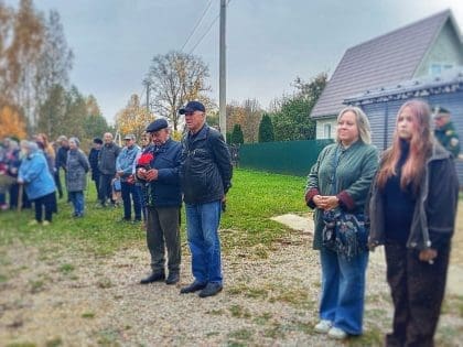 Политрук 33-й армии перезахоронен в Митяево