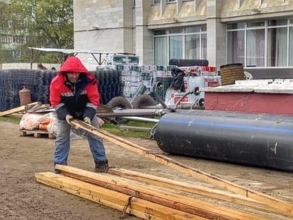Реконструкция Молодёжной площади в Наро-Фоминске. Фото: Медиабанк Подмосковья / Тюрюмина Анна