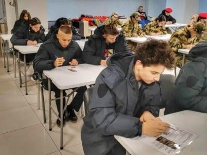 Кадеты Апрелевки заняли 25-е место в игре«Наследники Победы». © Фото: Управление по образованию Администрации Наро-Фоминского городского округа