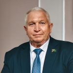 Доступную среду на Молодёжной площади проверят на себе Геннадий Пензов, председатель Совета депутатов Наро-Фоминского округа