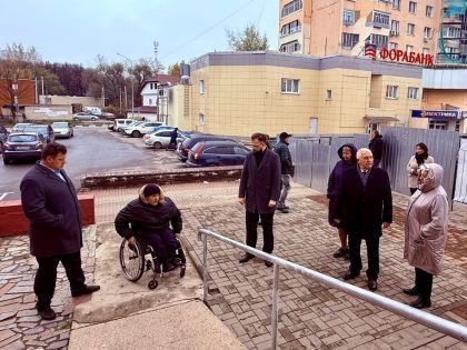 Доступную среду на Молодёжной площади проверят на себе Благоустройство Молодёжной площади в Наро-Фоминске. Фото: ТУ Наро-Фоминск