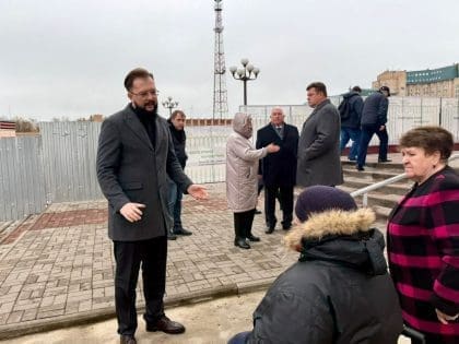 Благоустройство Молодёжной площади в Наро-Фоминске. Евгений Клюшкин. Фото: ТУ Наро-Фоминск
