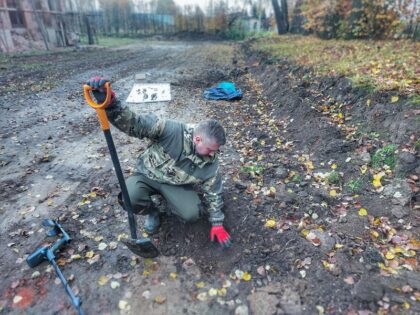 Обнаружено немецкое захоронение в Крюково Наро-Фоминского округа. Фото: Поисковый отряд «БУМЕРАНГ - ДОСААФ» Наро-Фоминск / ВКонтакте