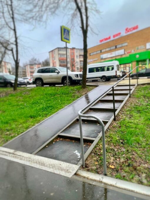 Переход к военному госпиталю в Наро-Фоминске отремонтировали