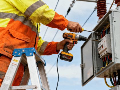 Отключение света, электричество