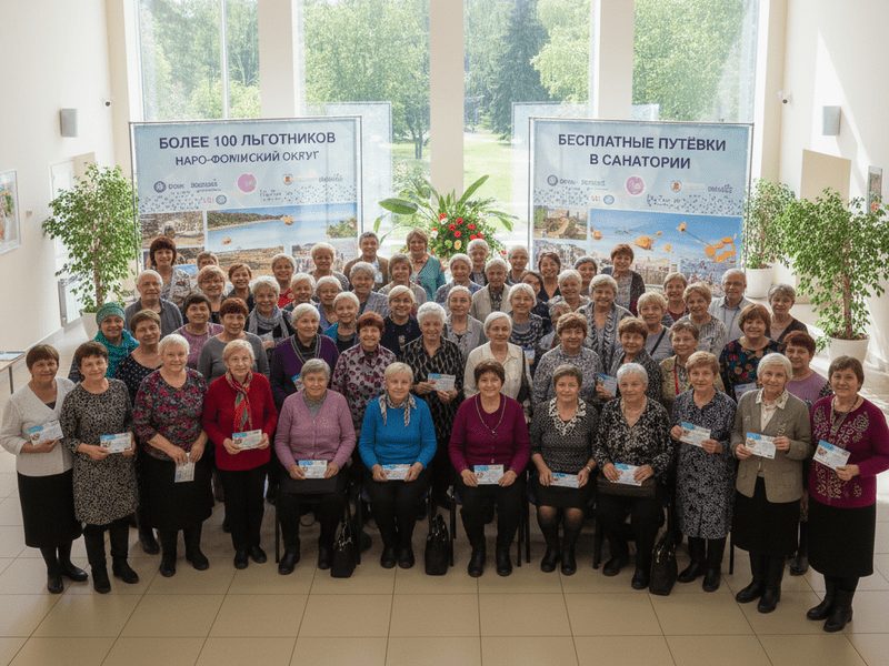 Как льготники Наро-Фоминска получают бесплатные путёвки в санатории