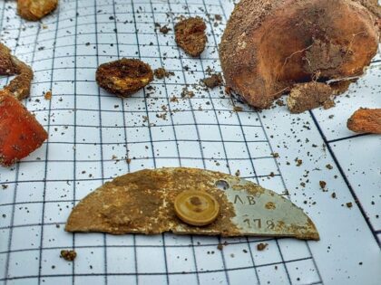 Обнаружено немецкое захоронение в Крюково Наро-Фоминского округа. Фото: Поисковый отряд «БУМЕРАНГ - ДОСААФ» Наро-Фоминск / ВКонтакте