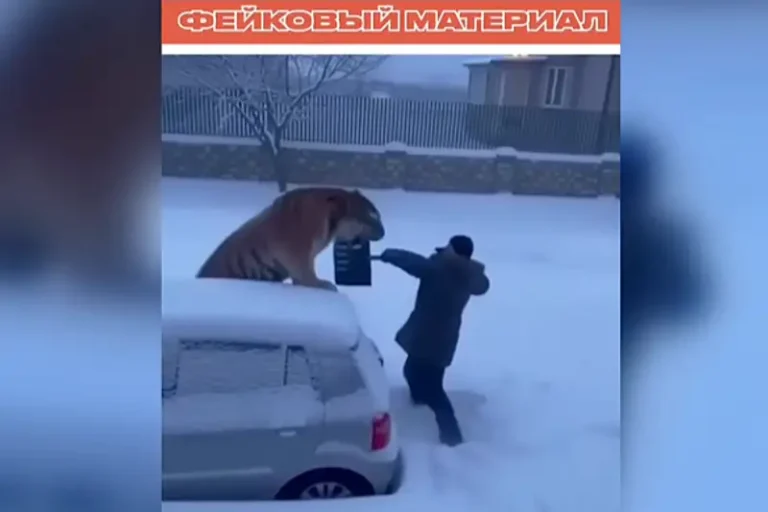 Штраф за фейковое видео про тигра в Приморье — до 100 000 ₽