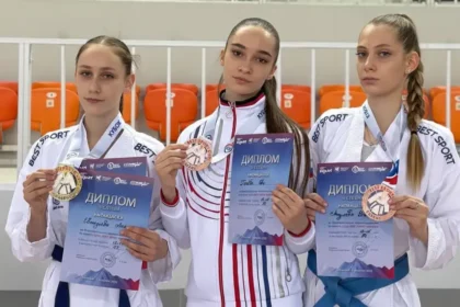 Наро-Фоминские каратистки взяли три медали на Всероссийском кубке в Сочи
