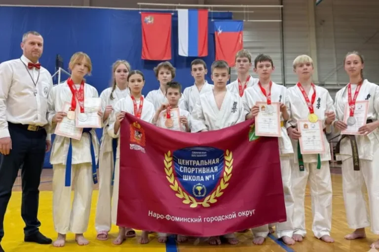 Каратисты из Наро-Фоминска завоевали 9 медалей на первенстве области