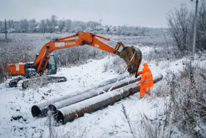 В Апрелевке завершили капитальный ремонт коллектора длиной 1,6 км