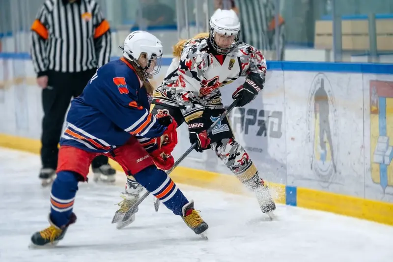 Хоккеистки ЖХК Армата в Домодедово