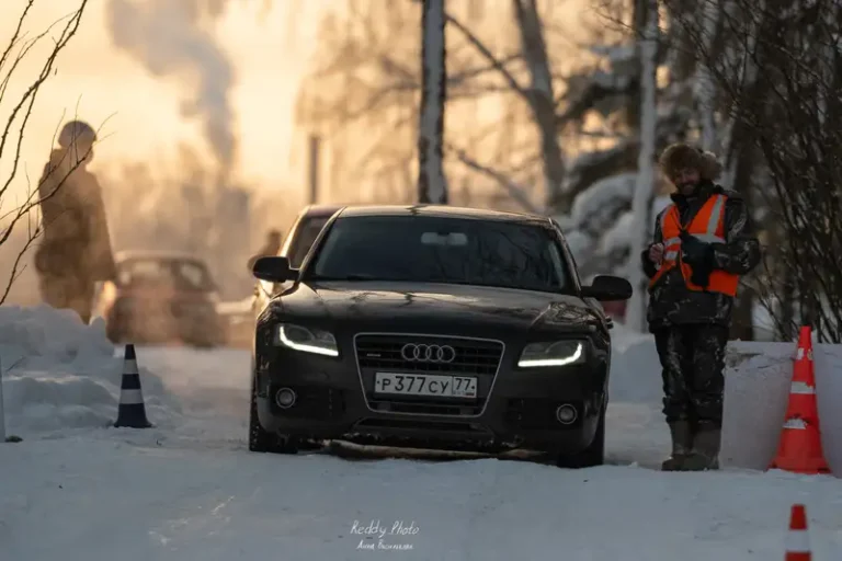 Юбилейные автогонки на трассе в Калининце