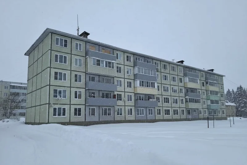 Дом-ветеран в Архангельском получил новый фасад