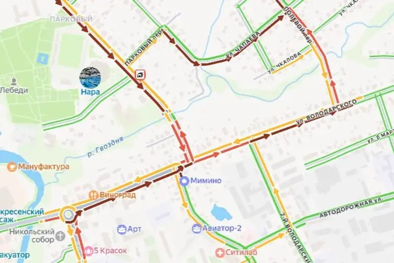 ДТП с мусоровозом парализовало центр Наро-Фоминска