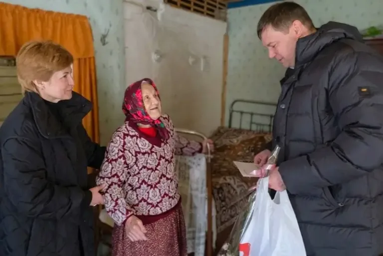 Антонина Феклисова 98 лет деревня Секирино Наро-Фоминский округ поздравление юбилей