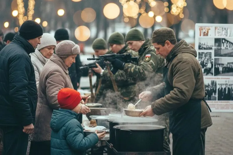 Афиша праздничных мероприятий на 23 февраля в парке Воровского