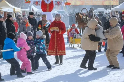 Битва частушек и огненное шоу: как Апрелевка проводит зиму 22 февраля