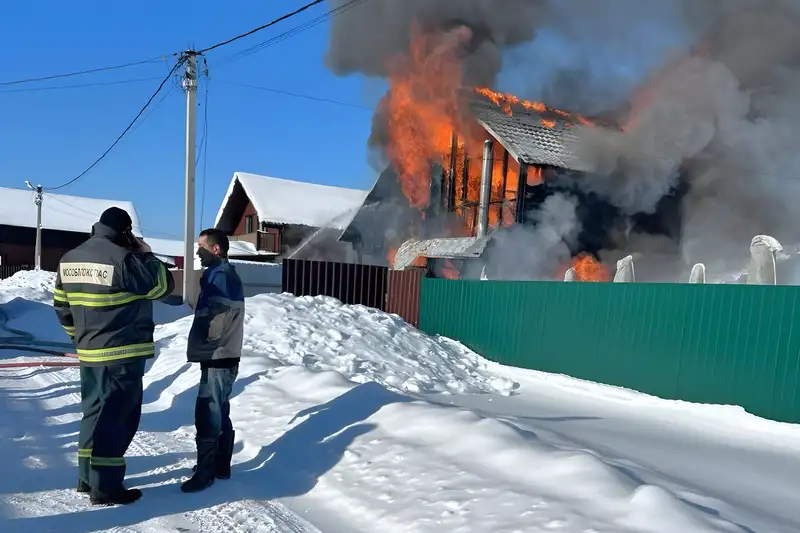 В посёлке Луговой Наро-Фоминского округа при пожаре погиб человек