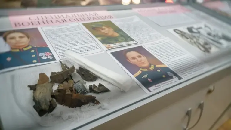 Выставка «Женщины и война» в военно-патриотическом клубе «Память» Наро-Фоминского музея, март 2026