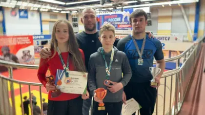 Пятеро юных борцов из Наро-Фоминска привезли семь медалей с первенства России по джиу-джитсу