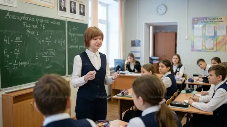 Ученица Атепцевской школы Лида Фадеева — победительница розыгрыша Министерства образования Московской области в День науки