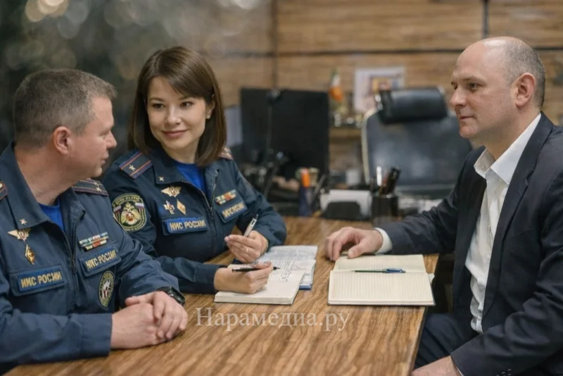 Встреча представителя МЧС Московской области с руководством Наро-Фоминского городского округа по вопросам пожарной безопасности