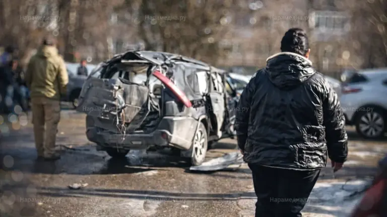 Последствия взрыва газового баллона в автомобиле в деревне Селятино, Наро-Фоминский округ, 10 марта 2026